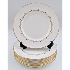 Set of 8 Royal Doulton Rondo H4935 English Fine Bone China Bread & Butter Plates